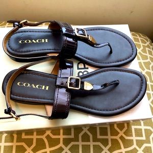 Chocolate brown sandals